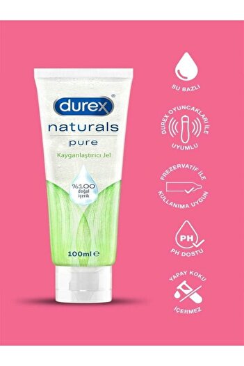 Durex Naturals Pure Lubricant Gel 100 ml
