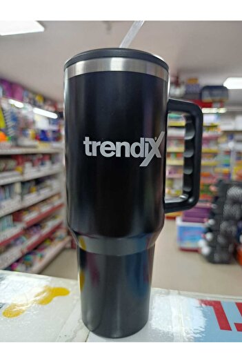 ED Trendix Steel Insulated Thermos Cup with Straw 750 ml