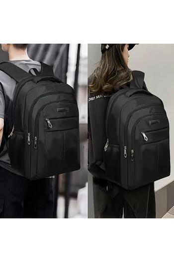 ELEGANT G Unisex Backpack with usb charger port Fabric