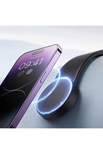 AutoFamily AUTO FAMILY Folding Car Phone Holder, Magnetic Phone Holder for Car, 360° Rotation Foldable Magneti