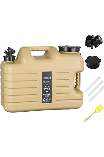 AutoFamily AUTO FAMILY Portable Outdoor Water Storage Container 18.5L – BPA-Free, Durable Camping Water Jug w