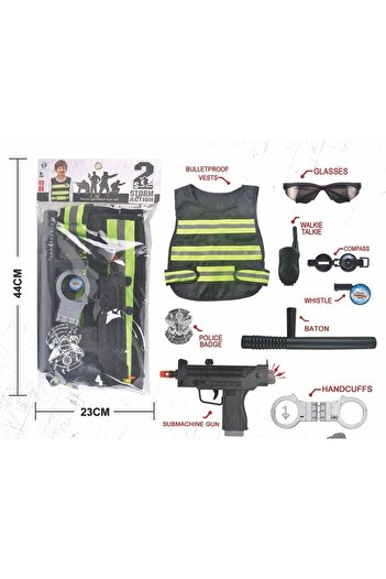 Toy Set de Costum de Politist pentru Copii Joc de Rol cu 13 Piese