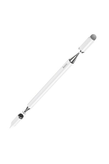 Hoco Stylus 3 in 1 GM111, Compatible Smartphone and Tablet, Digital and Conventional Pen, White