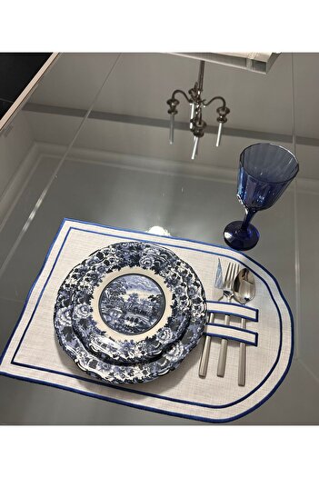 LİNDA MİA American Serving Set with 6 Pieces and a Pocket