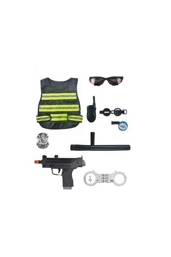 Toy Set de Costum de Politist pentru Copii Joc de Rol cu 13 Piese