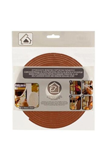 ANTBRO Self-adhesive sealing tape for doors and windows Antbro®, brown color, 6m