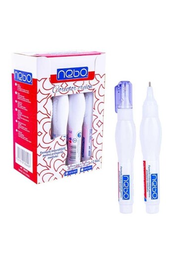 NEBO Set de creioane corectoare Nebo, 12 bucati, 7 ml, culoare violet
