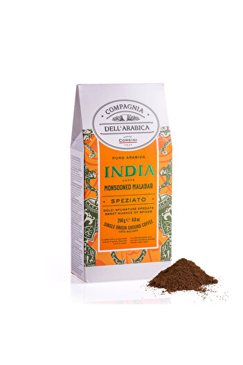 Caffe Corsini 1950 Ground coffee India Monsooned Malabar, 250g