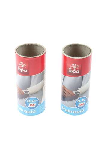 PLASTINA Lint roller spare, 270/3 R, plastic, 3.2 m, set of 2 pieces