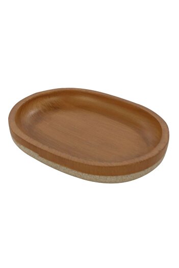 KADDA Sapuniera Stone Bamboo BPO-2624D, maro