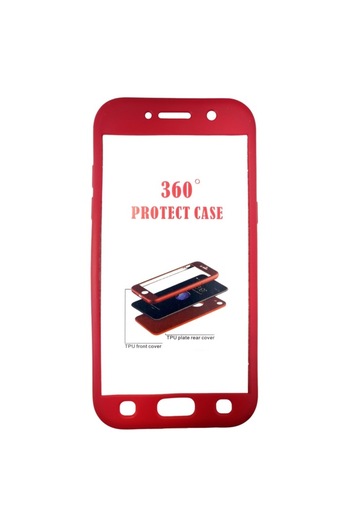 Danex Husa pentru Samsung Galaxy A5 2017 Full Silicone Rosu