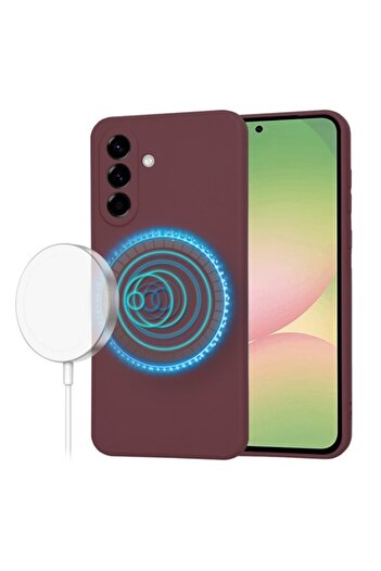 Danex Protective Case for Samsung Galaxy A56 5G, Z93, Canvas, Plum Noble Red
