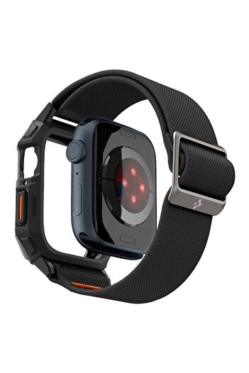 Danex High-Protection Case for Apple Watch 4/5/6/SE/SE 2/7/8/9 44/45mm + Strap, F96, Zinc, Matte Intense D