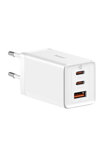 Baseus EU Charger 3in1, 65W, Type-C Cable, P80, TPE, GaN5 Pro