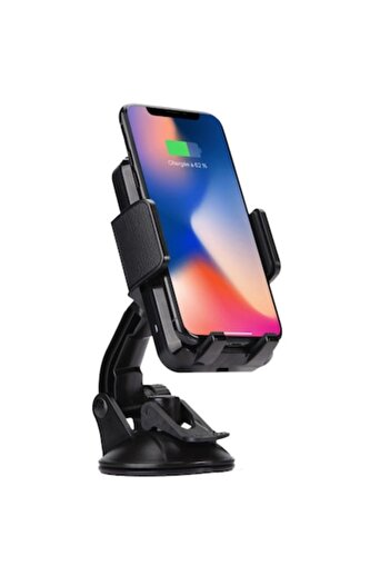 Danex Car mount with wireless charging 10W Fast Charge 2 in 1 Suction Cup and Vent Clip, Compatible with S
