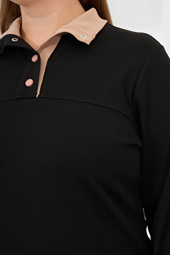RMG Plus Size Black Sweat