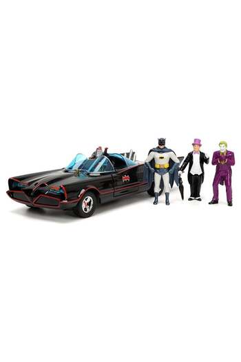 Jada - BATMAN 1966 CLASS. BATMOBILE DELUXE 1:24