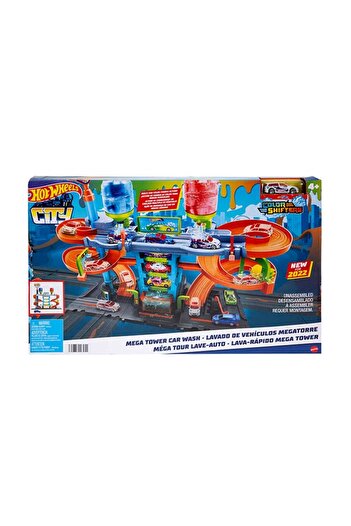 HOT WHEELS HW City Mega Tower Car Wash