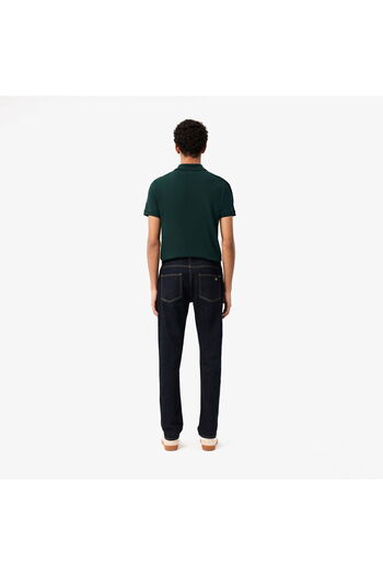 Lacoste Men's Slim Fit Dark Blue Jean Trousers