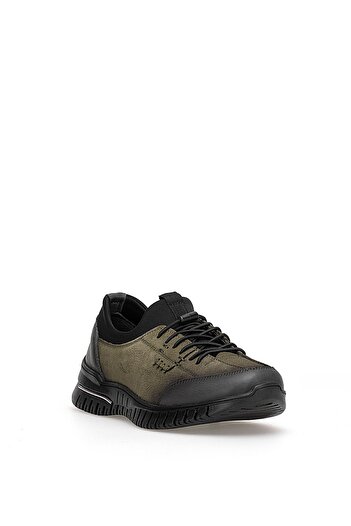 Voyager 9393 Women's Genuine Leather Casual Shoes Khaki