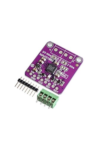 TTDEPO وحدة مكبر ومستشعر درجة الحرارة الحرارية FainWan PT100 MAX31865 RTD متوافقة مع Arduino