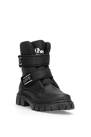 M.P. M.P 252-3561ft Filet Girls' Flat Boots Black