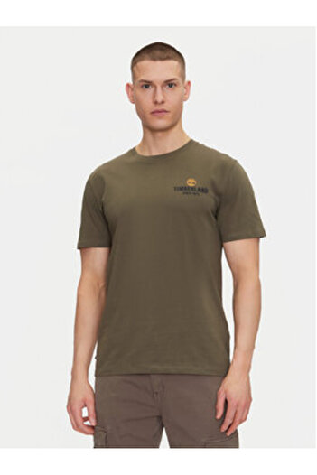 Timberland Ανδρικό T-Shirt TB0A2G8SA581 Πράσινο