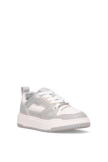 Guja 25K359-4 Women's Genuine Leather Classic Sneaker Silver
