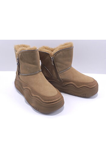 Guja 25K438 Suede Zipper Detailed Boots