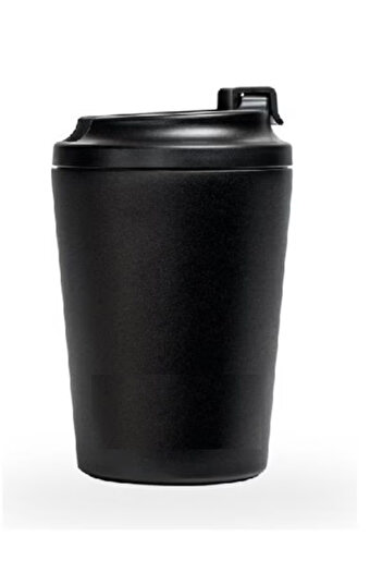 Generic Insulated Travel Coffee Mug with Flip Lid, 350ml, Available in Black, Green, Pink, turquoise