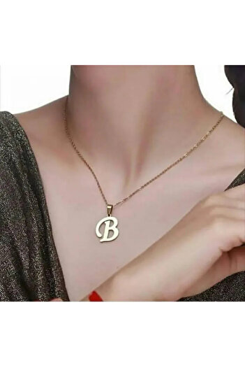 Black Season Capital Letter Necklace | Gold or Silver Plated | Black Season