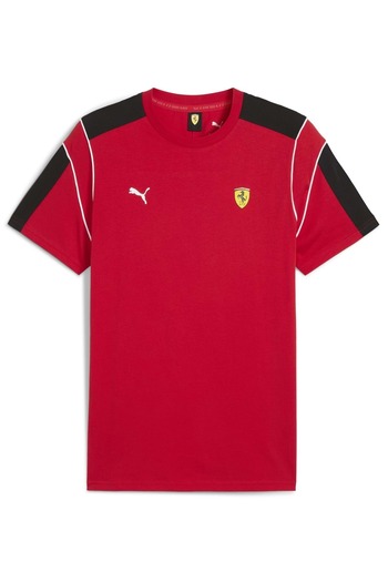 Puma 632766 Ferrari Mt7 Tee T-Shirt Men T-Shirt Red