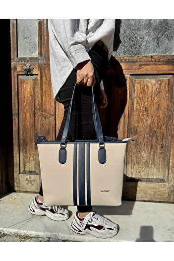Just Polo Women's New Season 3 Compartment Large Size Stylish Shopper Hand & Shoulder Bag
