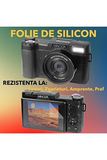 COMANDO Protection set compatible with Minolta MND30, Focus Shield, 2 Silicone Films