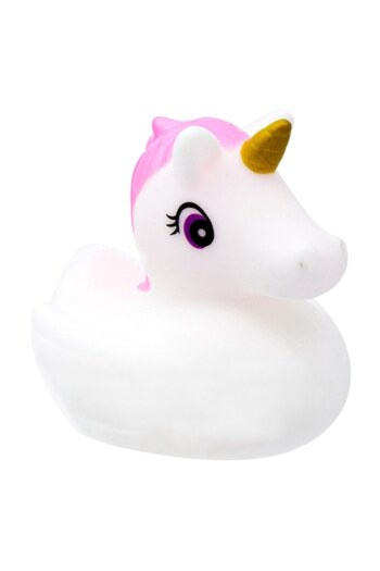 SHOPIENS Unicorn Figurine, Plastic, White, Pink and Gold Details, 6cm, MYONNA IT & E- COMMERCE ®