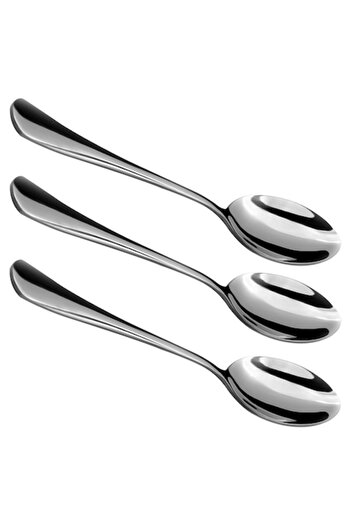 ANTBRO Set Tacamuri Inox, Espresso, 3 Bucati, Argintiu, 11cm