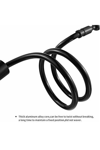 OEM Universal support for mobile phone and tablet, COOSY, clamp, flexible arm, 360-degree rotation, blac