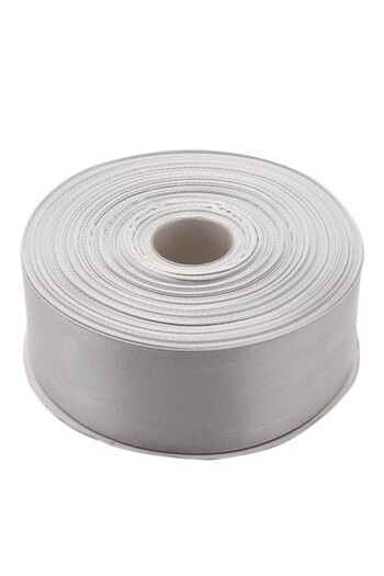 Creativ Deco Plus Satin Ribbon Bow 4 cm Wide, Grey Color, 22 m Roll
