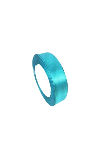 OEM Satin Ribbon, 2 cm Width, 1 Roll, 22.9 m - Turquoise