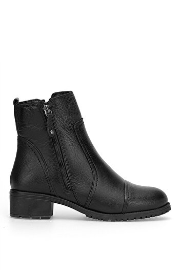 Voyager 7550 Women's Genuine Leather Heeled Boots Black