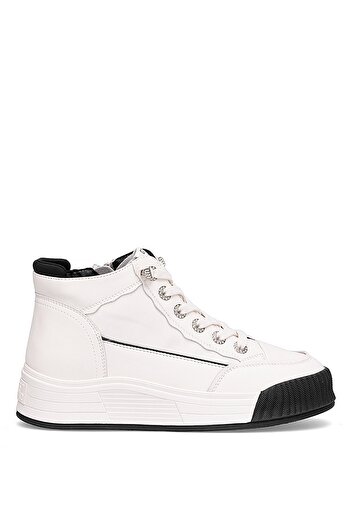 Guja 25K334 Women's Genuine Leather Sneaker Boots Black