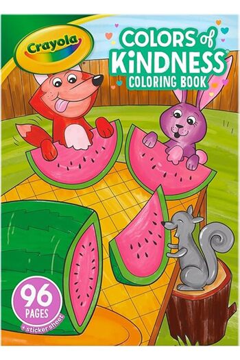 Generic Colours of Kindness Colouring Book (48 Pages) - Colours and Images That Represent Good Feelings | Id