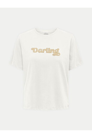 JDY Γυναικείο T-Shirt 15300408 Εκρού