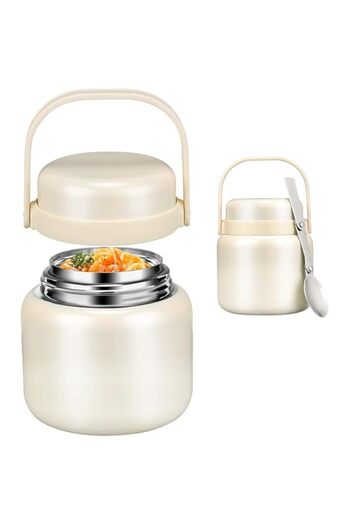 Generic KASTWAVE Soup Thermo for Hot Food, 17oz Vacuum Insulated Food Jar, Insulated Food Jar Lunch Containe