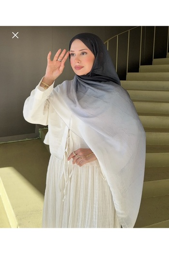 MODA Gradient Two-Color Bamboo Kashmir Series Shawl Tok Stand