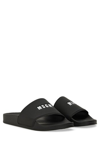 MSGM Slide Sandal With Logo