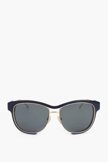 Linda Farrow Sacai Metal Detailed Hybrid Sunglasses
