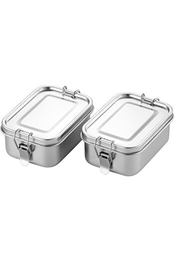genric BEFOY Small Stainless Steel Food Storage Containers Set | Reusable Metal Lunch Snack Boxes Food Prep