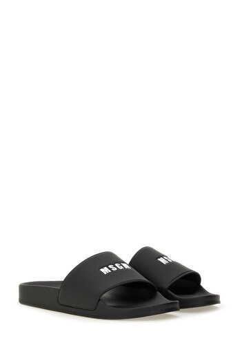 MSGM Slide Sandal With Logo