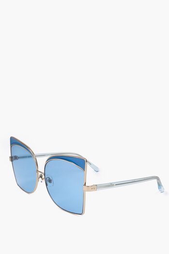 Linda Farrow No 21 Butterfly Sunglasses With Metal Frame